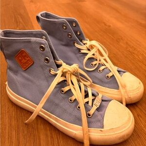 P.F. Flyers All American High-Top Sneakers in Blue